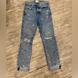 alice & olivia washer jeans